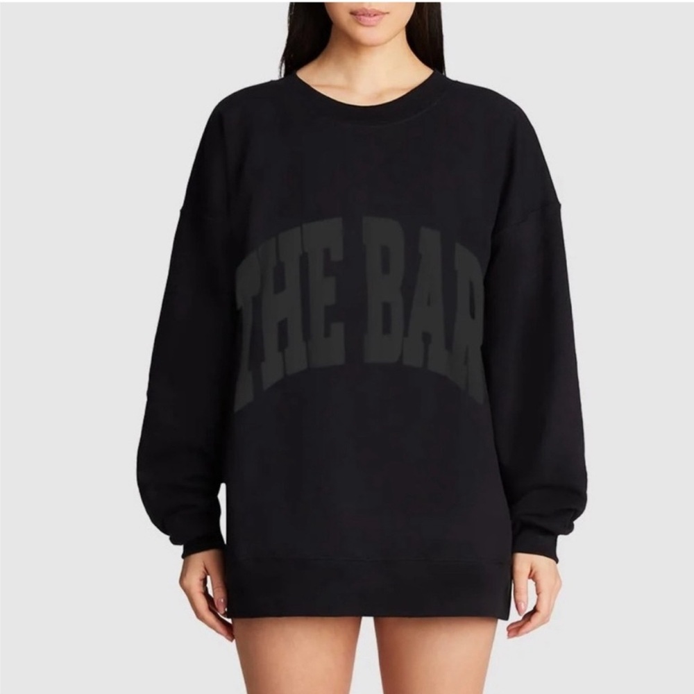 VARSITY SWEATSHIRT BLACK Size M
